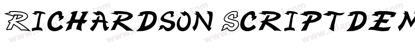 Richardson Scriptdem字体转换